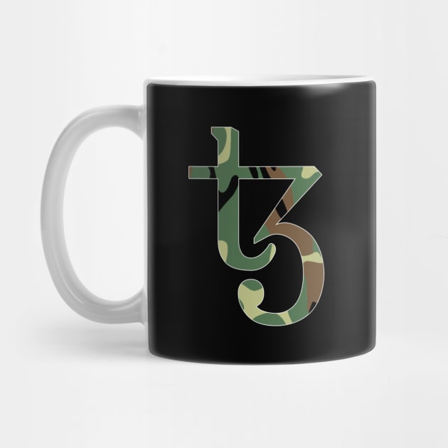 Tezos Green Camo by BitcoinSweatshirts